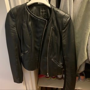 Zara leather jacket